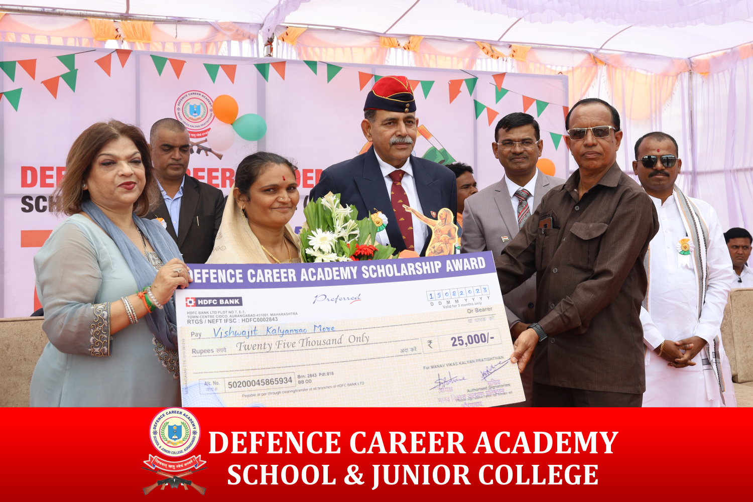77th independence day celebration in juniorschool dca sambhajinagar